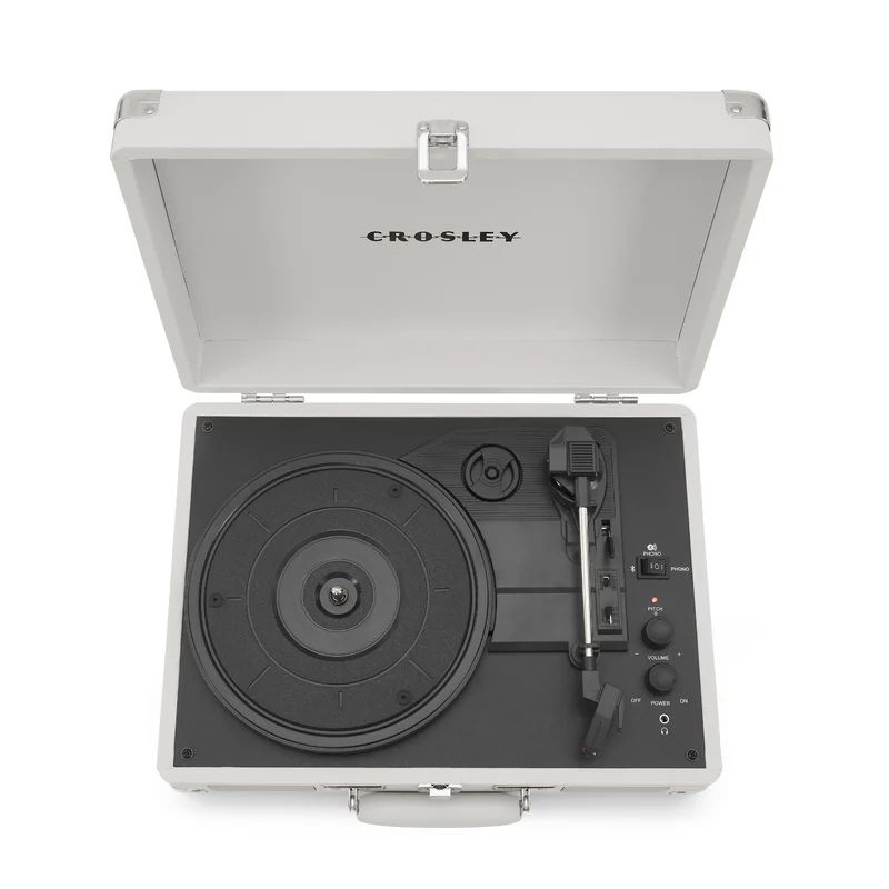 Portable 3 - Speed Turntable Decorative Record Player with Bluetooth | Wayfair North America
