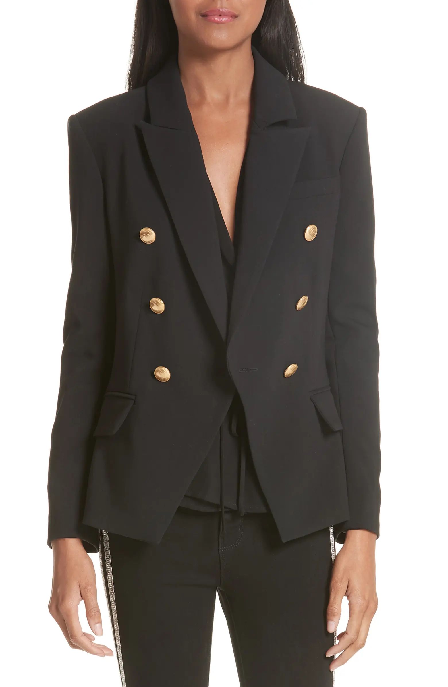 L'AGENCE Kenzie Double Breasted Blazer | Nordstrom | Nordstrom