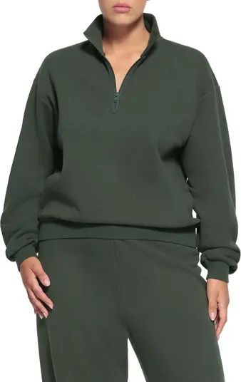 Cotton Blend Fleece Half Zip Sweatshirt | Nordstrom