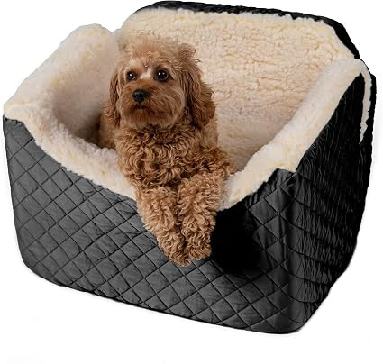 Snoozer Dog Car Seat, Lookout I Dog Booster Car Seat for Small Dogs Under 25lbs, Size: Medium, Fa... | Amazon (US)