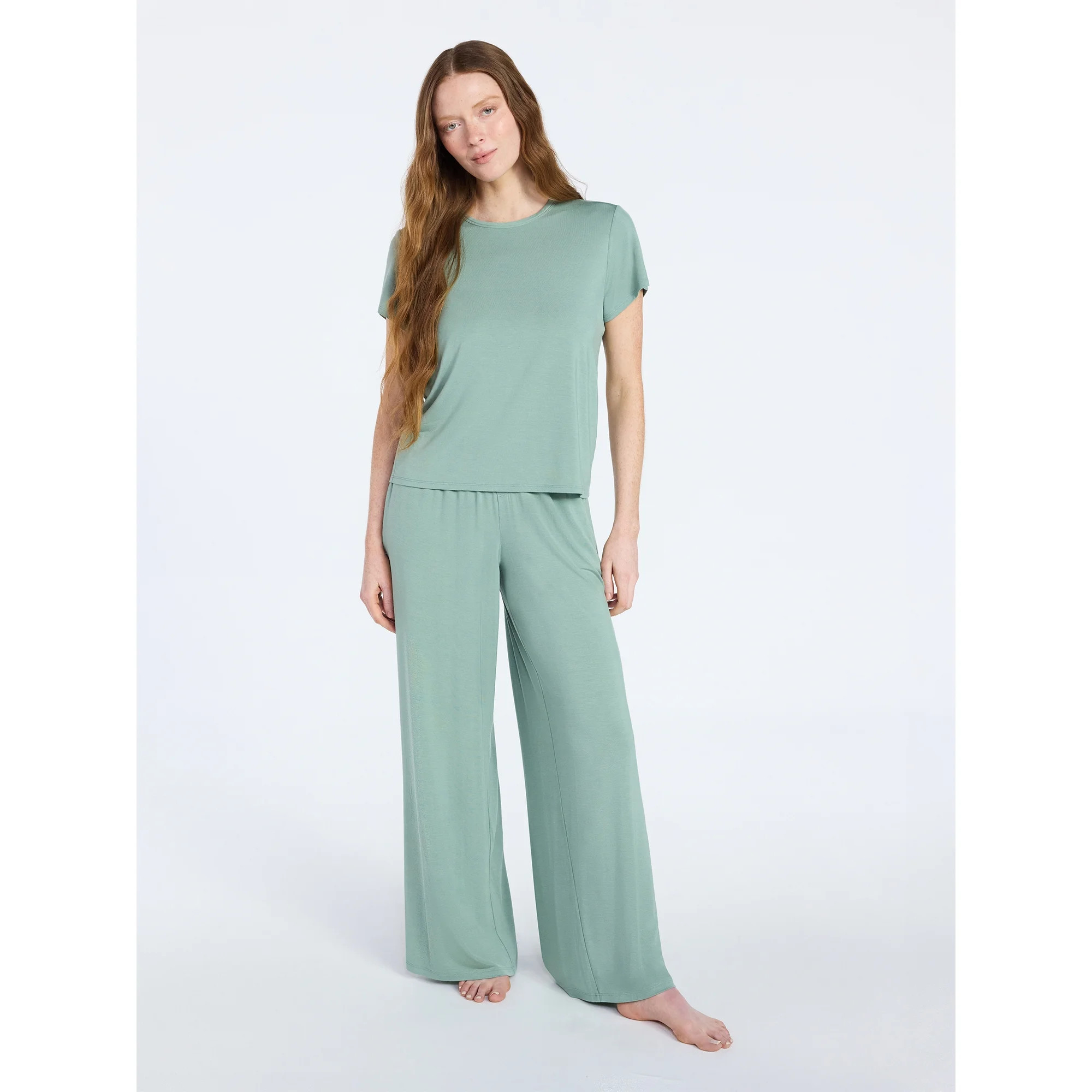 Joyspun Women’s Sleepwear Modal Pajama Long Pants, 30'' Inseam, Sizes S-3X | Walmart (US)