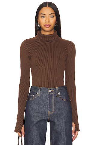 Show Me Your Mumu Layer Up Top in Winter Rib Chocolate from Revolve.com | Revolve Clothing (Global)