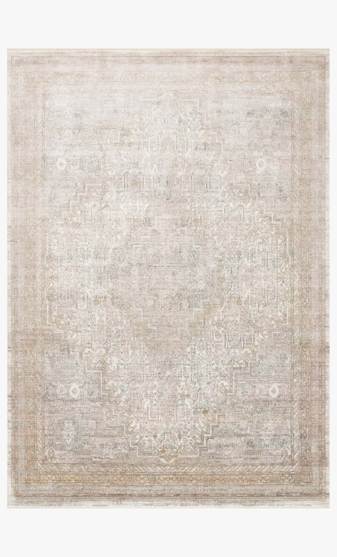 Gemma Rug in Sand & Ivory by Loloi | Burke Decor