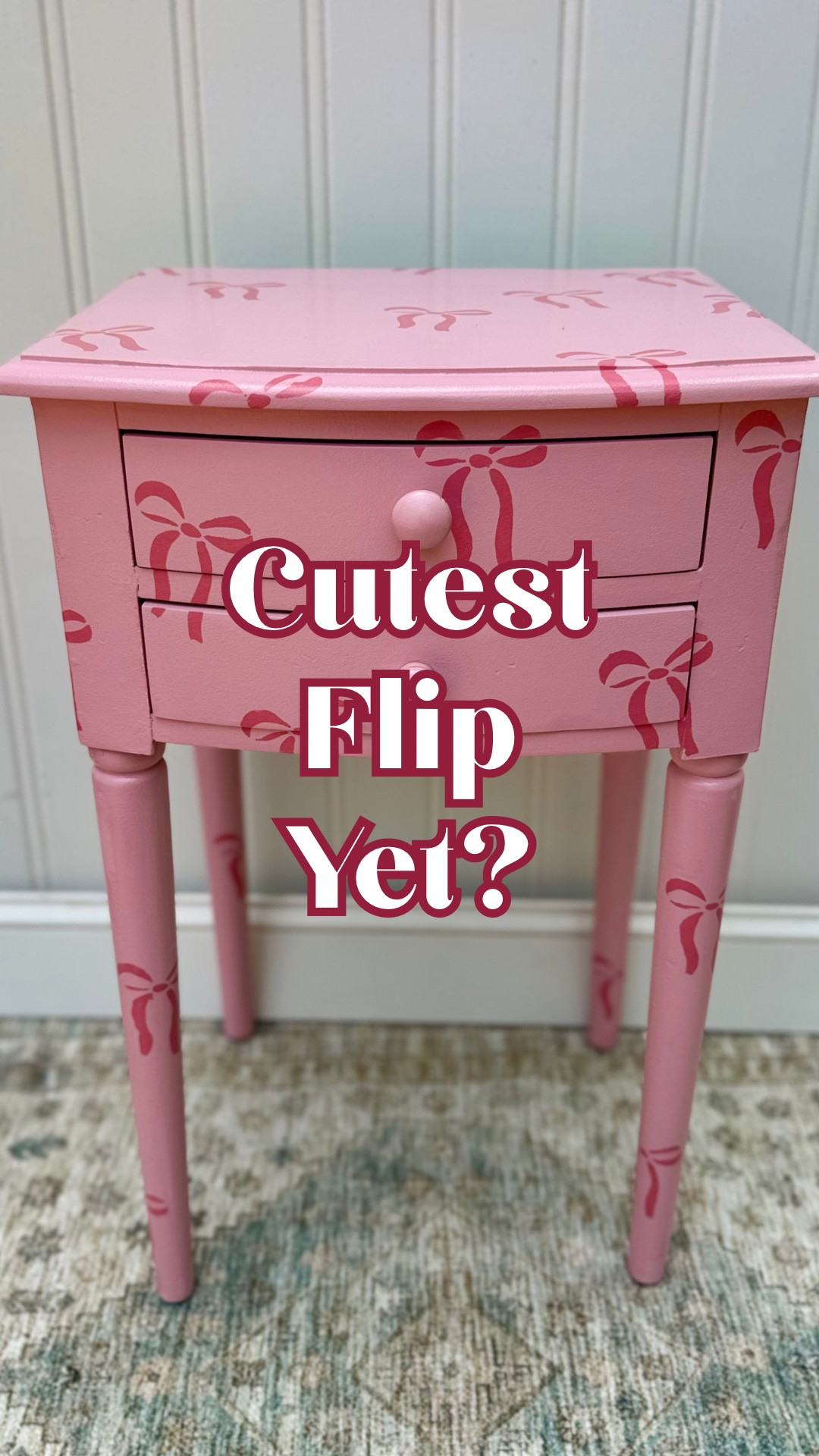 I haven’t flipped a piece of furniture just for fun in several months so I wanted to make sure this one was just that, FUN! And super cute, of course🎀

#LTKHome