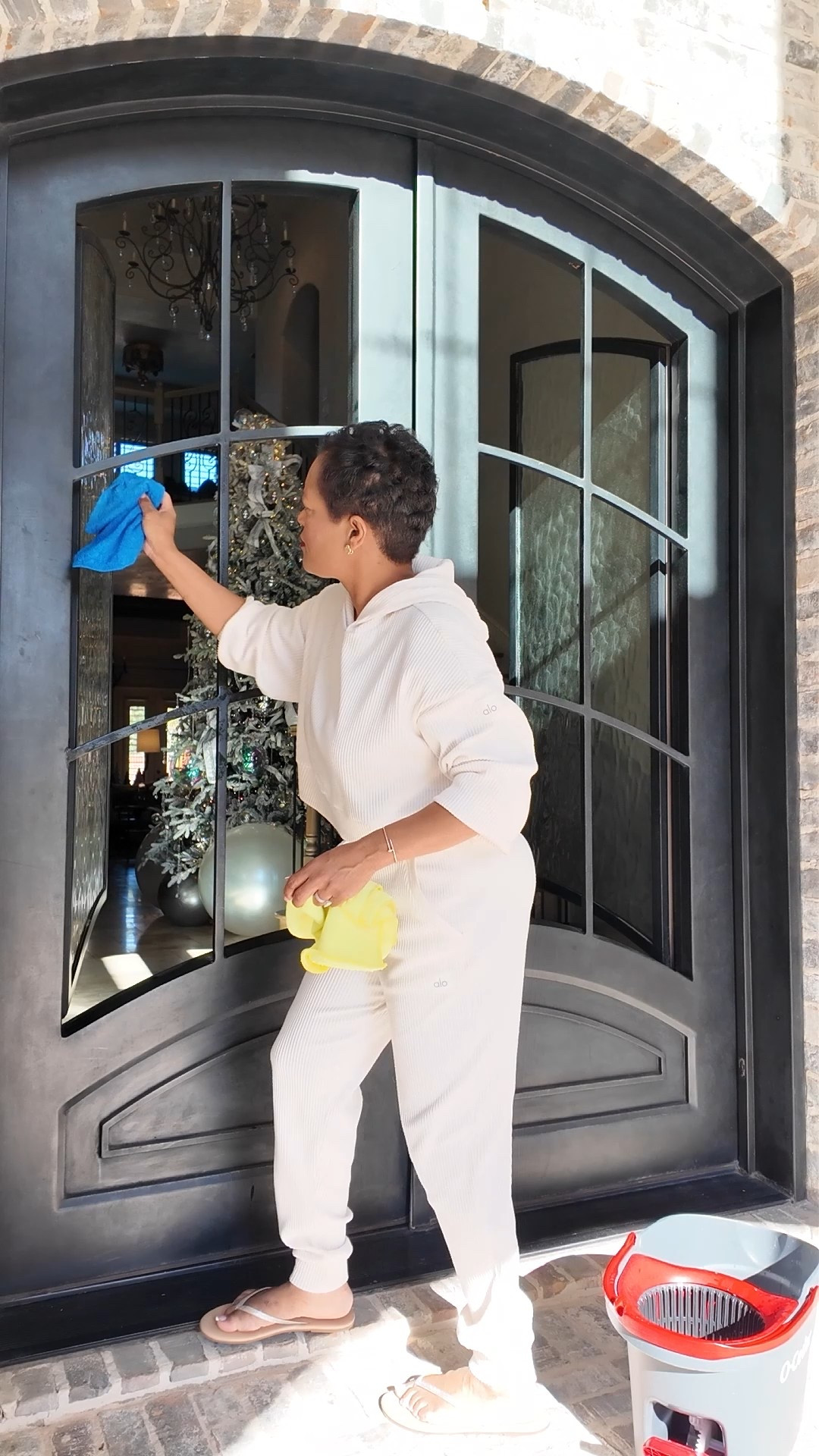 What if decorating late is part of the joy? Cozy holiday vibes start at the door. Don't you agree? Tell me if you are late decorating too this 

#LTKSeasonal #LTKHoliday #LTKU