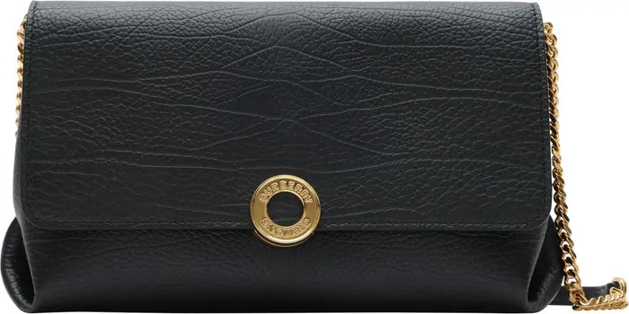 Leather Chain Strap Clutch | Nordstrom