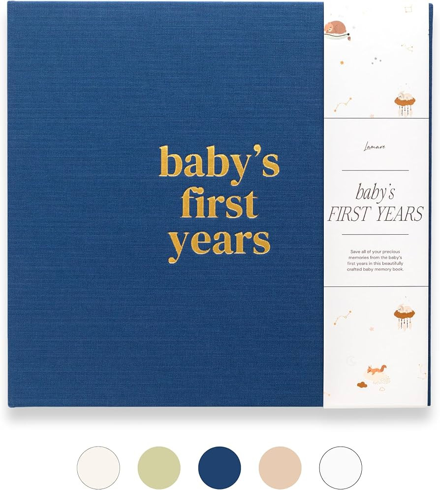 Lamare Baby First Year Book – Baby Memory Book for Girls & Boys - Baby Milestone Book from Preg... | Amazon (US)