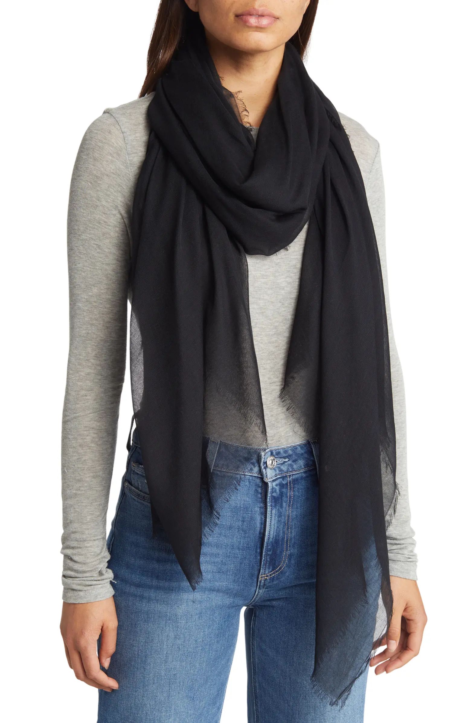 Modal & Silk Scarf | Nordstrom