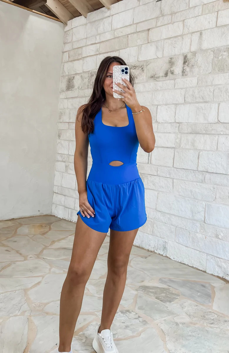 Callie Cutout Active Romper | CK Squared Boutique