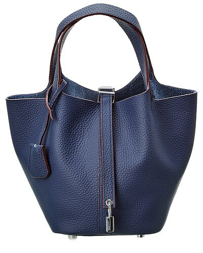Full-Grain Leather Top Handle Satchel | Gilt & Gilt City