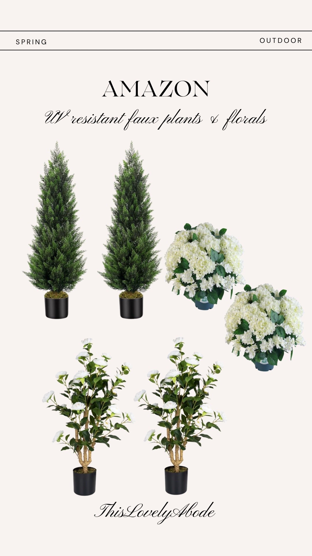 Uv resistant spring florals. 
#amazon #springflorals #outdoorplants #springporch #springpatio 

#LTKSeasonal #LTKHome