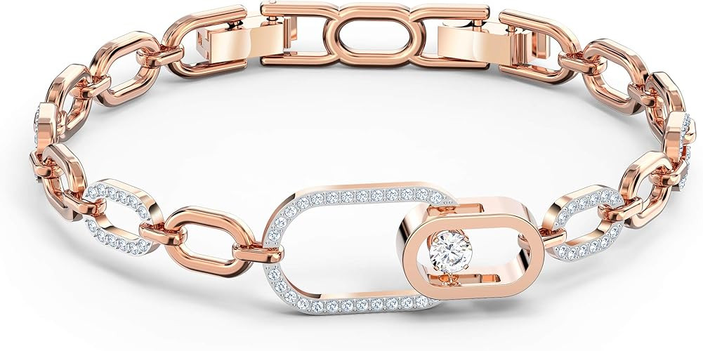 SWAROVSKI Women's Sparkling Dance Mixed Metal Finish White Crystal Jewelry Collection | Amazon (US)