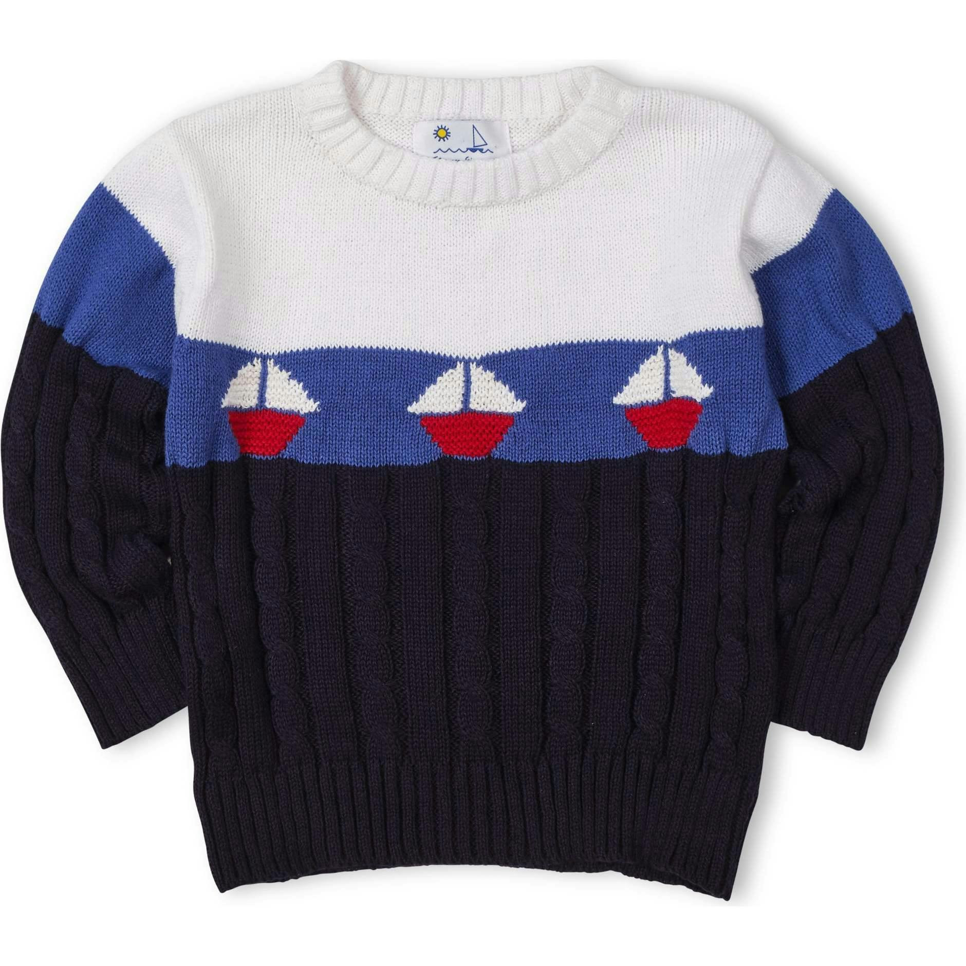 Sweater With Sailboats | Maisonette