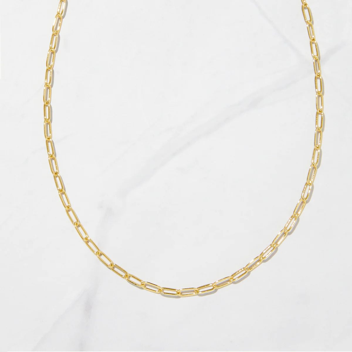 Small Paperclip Necklace | Sami Jewels