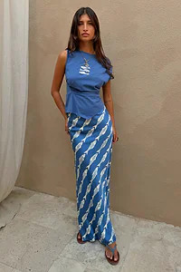 Blue Marina Dorris Skirt | Never Fully Dressed (UK & IE)