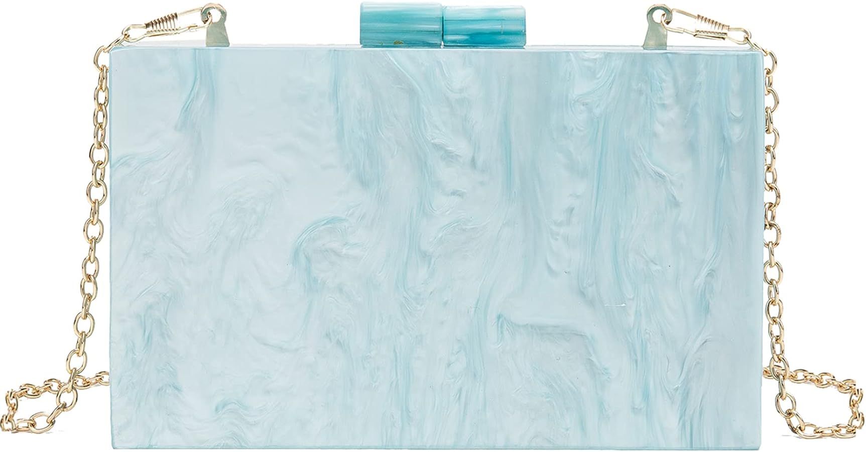 LETODE Acrylic Clutch Bags Purse Perspex Bag Handbags for Women | Amazon (US)