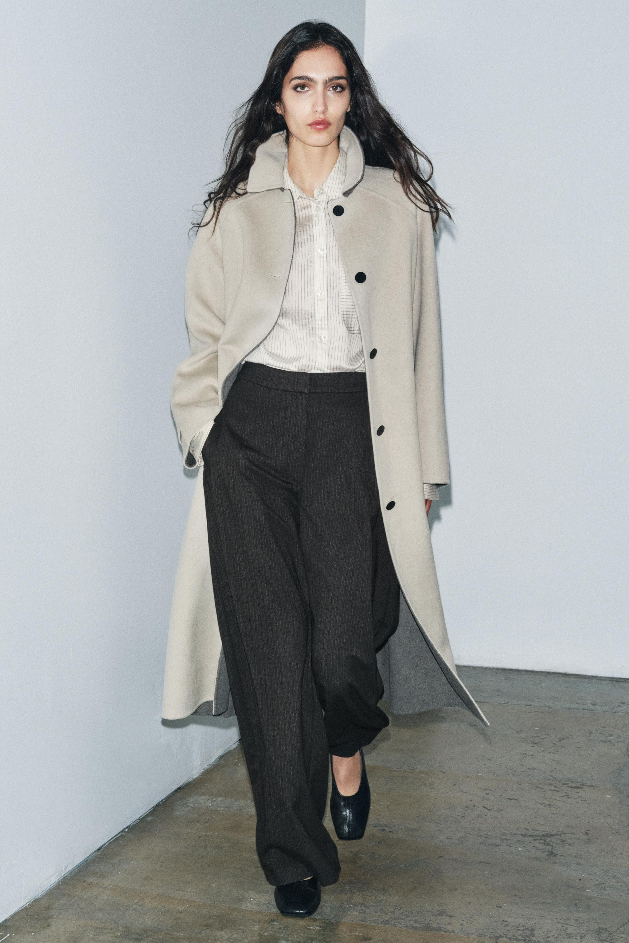 LONG WOOL BLEND COAT ZW COLLECTION LIMITED EDITION | Zara UK