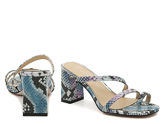 Jessica Simpson Willmena Sandal - Women's - Blue/Purple Snake Print | DSW