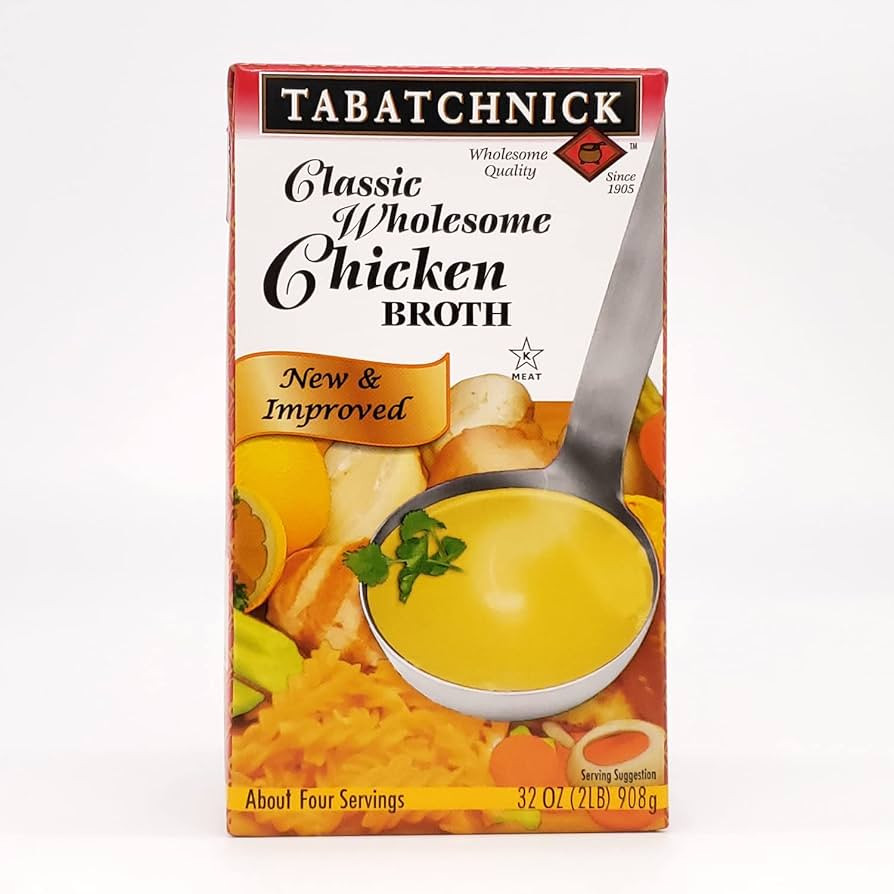 Tabatchnick Classic Wholesome Chicken Broth Kosher For Passover 32 oz. Pack of 6..6 | Amazon (US)