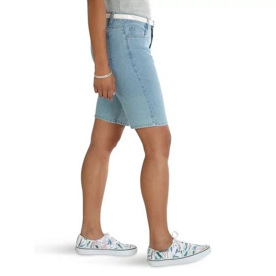 Lee Riders - Women's Belted Bermuda Short - Walmart.com | Walmart (US)