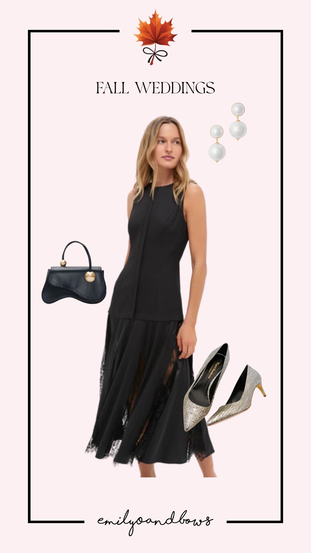 Fall wedding guest look! 💍🖤