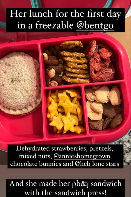 Amelia’s first day of school lunch essentials! She loves making her special peanut butter and jelly and I love that her lunch stays cold all day with the build in freezer tray! 

#LTKsalealert #LTKBacktoSchool #LTKFind