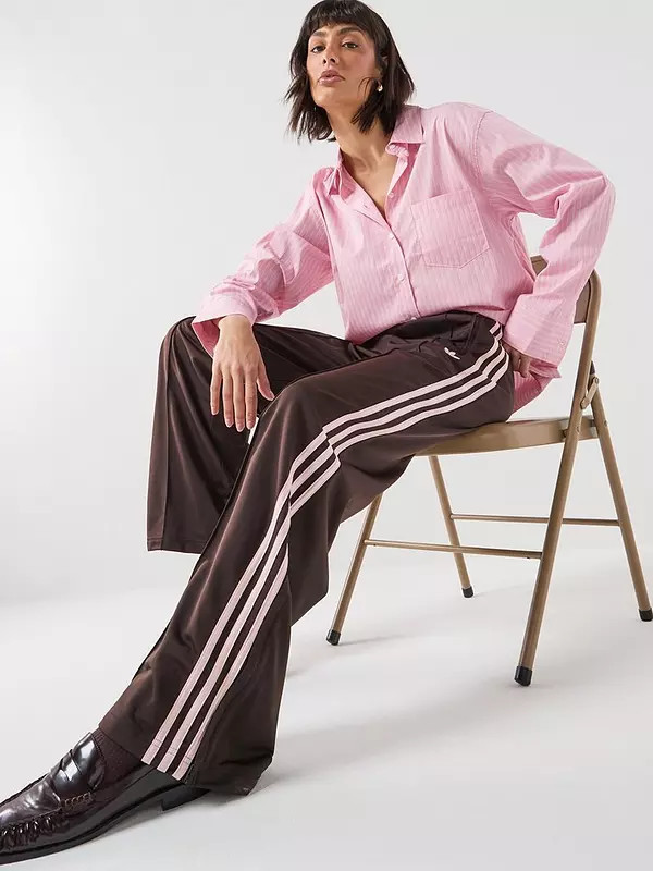 adidas Originals Women's Firebird Loose Track Pants - Brown | Very (UK)