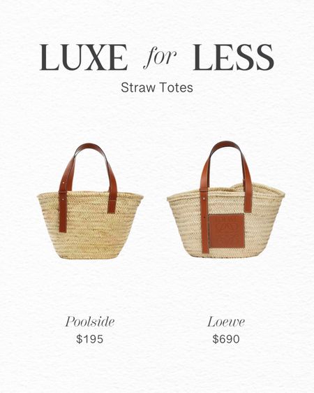 When I came across this Poolside bag, I was shocked how similar it is to the Loewe! And it’s on sale for 25% off! With a bag like this and matching caramel sandals, you’ll have a shoe/bag combo that will work with all yours spring and summer outfits! 

#LTKsalealert #LTKitbag #LTKstyletip