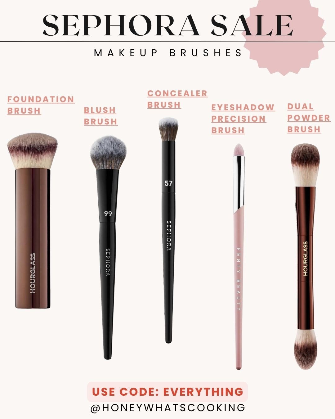 Sephora sale. Use code: EVERYTHING 

All-time favorite make up brushes. These are my holy grail. 

#sephorasale 


#LTKSaleAlert