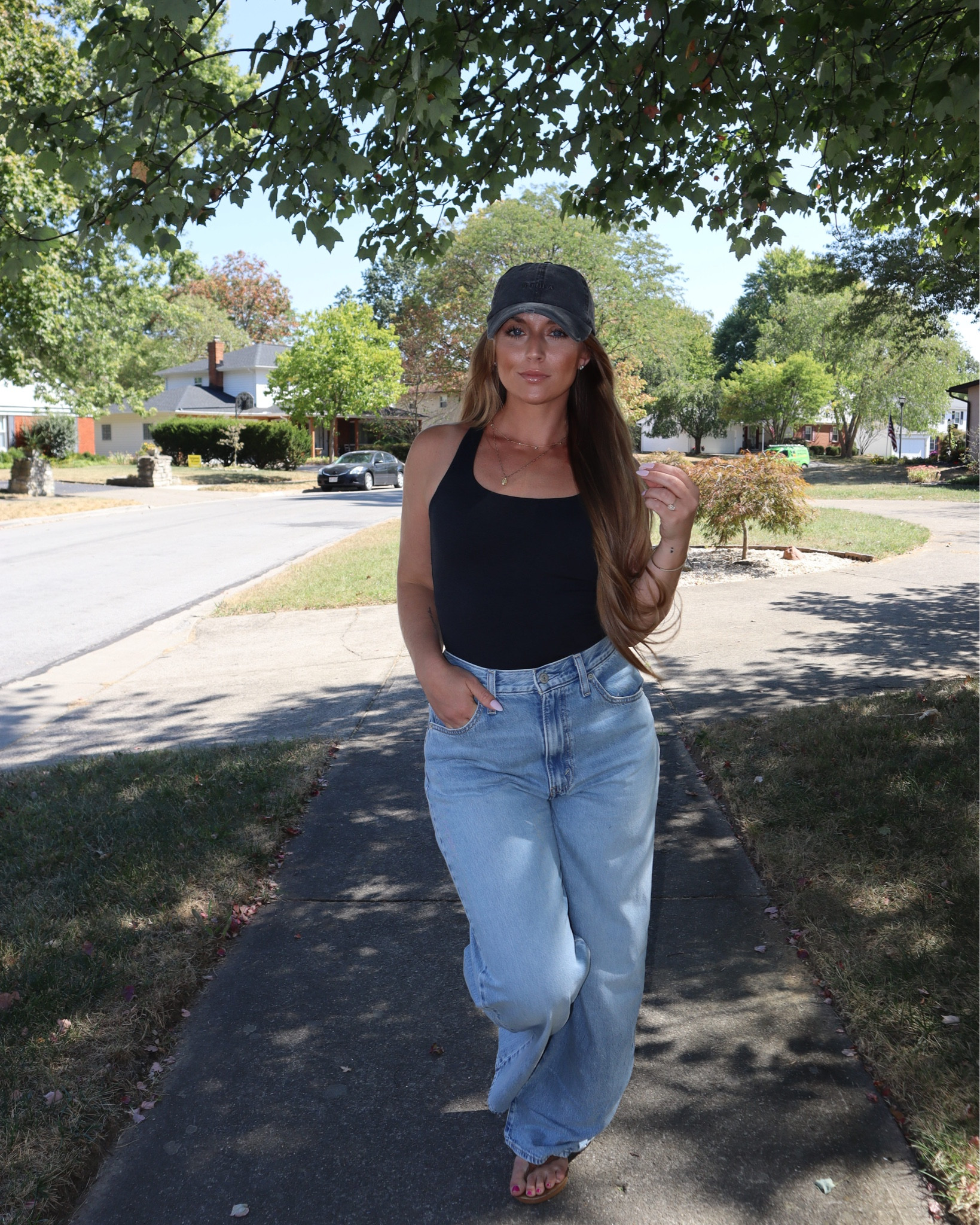 the cinched waist baggy jeans are sooo good! thankful for a curvy friendly denim from levi's 🙌🏼

wearing the size 29 

#LTKSeasonal #LTKStyleTip #LTKOver40