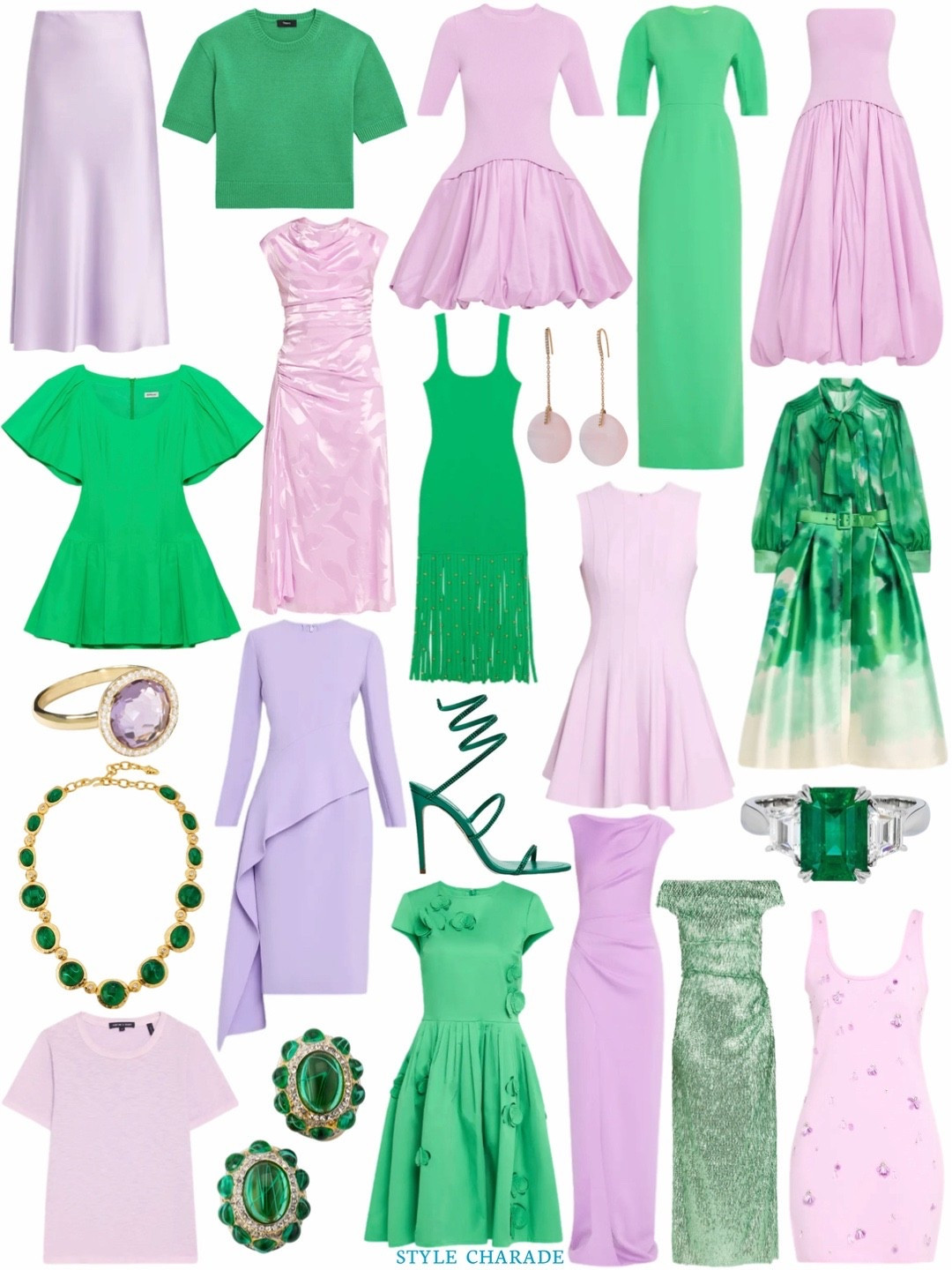Fresh winter hues 💜💚 I love a lilac, light pink, and green moment during the holidays. Sharing some party dresses and holiday outfit ideas. ✨

#LTKSeasonal #LTKHoliday #LTKSaleAlert