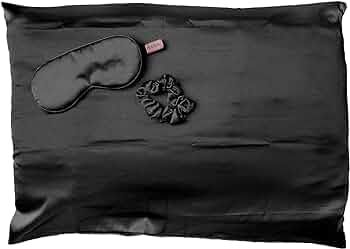 Kitsch Satin Sleep Set | Softer Than Silk pillowcase and eyemask set - Includes 1 Satin Pillowcas... | Amazon (US)