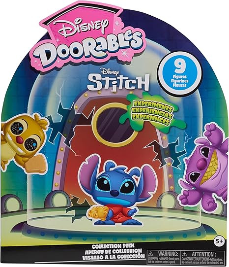 Disney Doorables Stitch Experiments Collection Peek, Holiday Stocking Stuffers, Gifts, Presents, ... | Amazon (US)