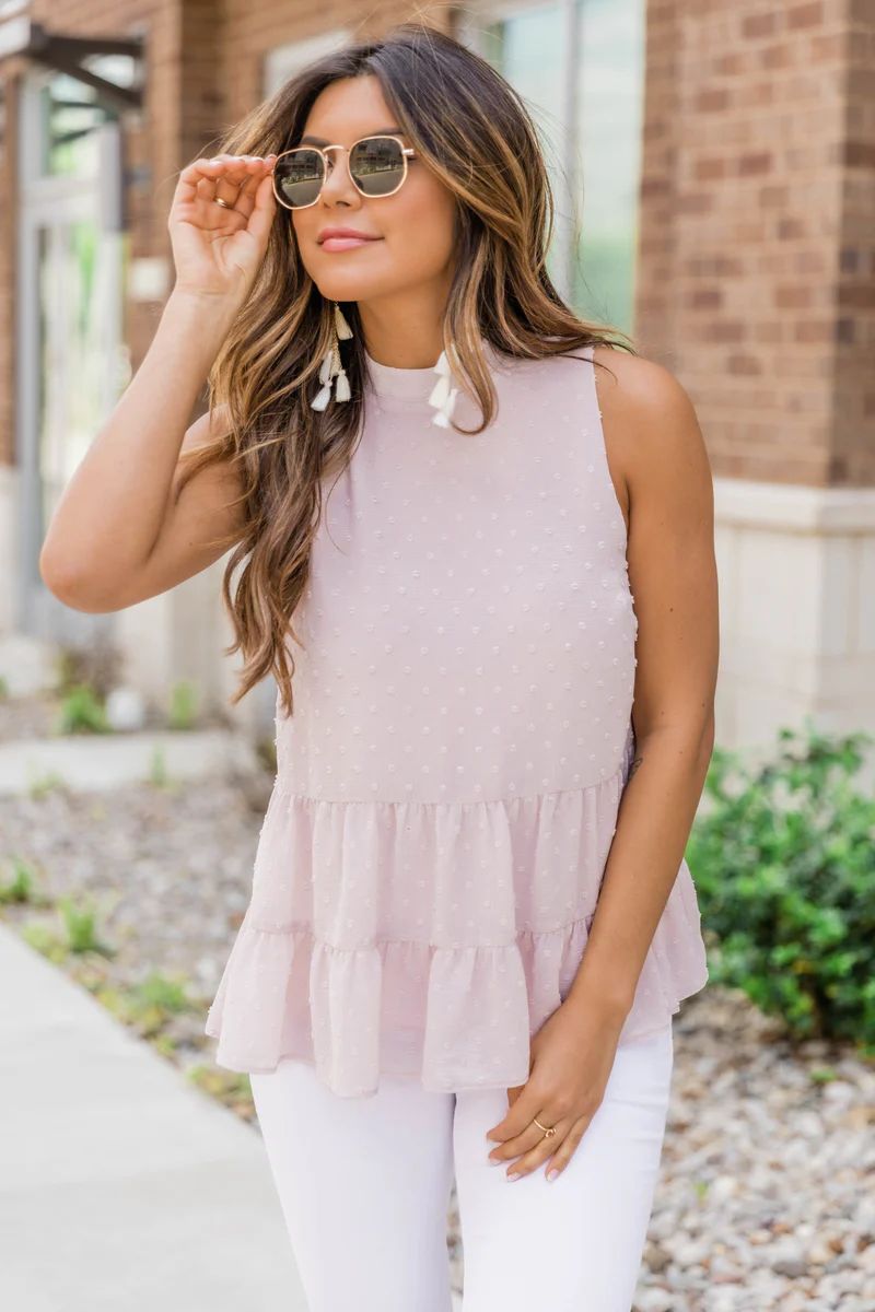 Nothing But Chic Dusty Mauve Tank | The Pink Lily Boutique
