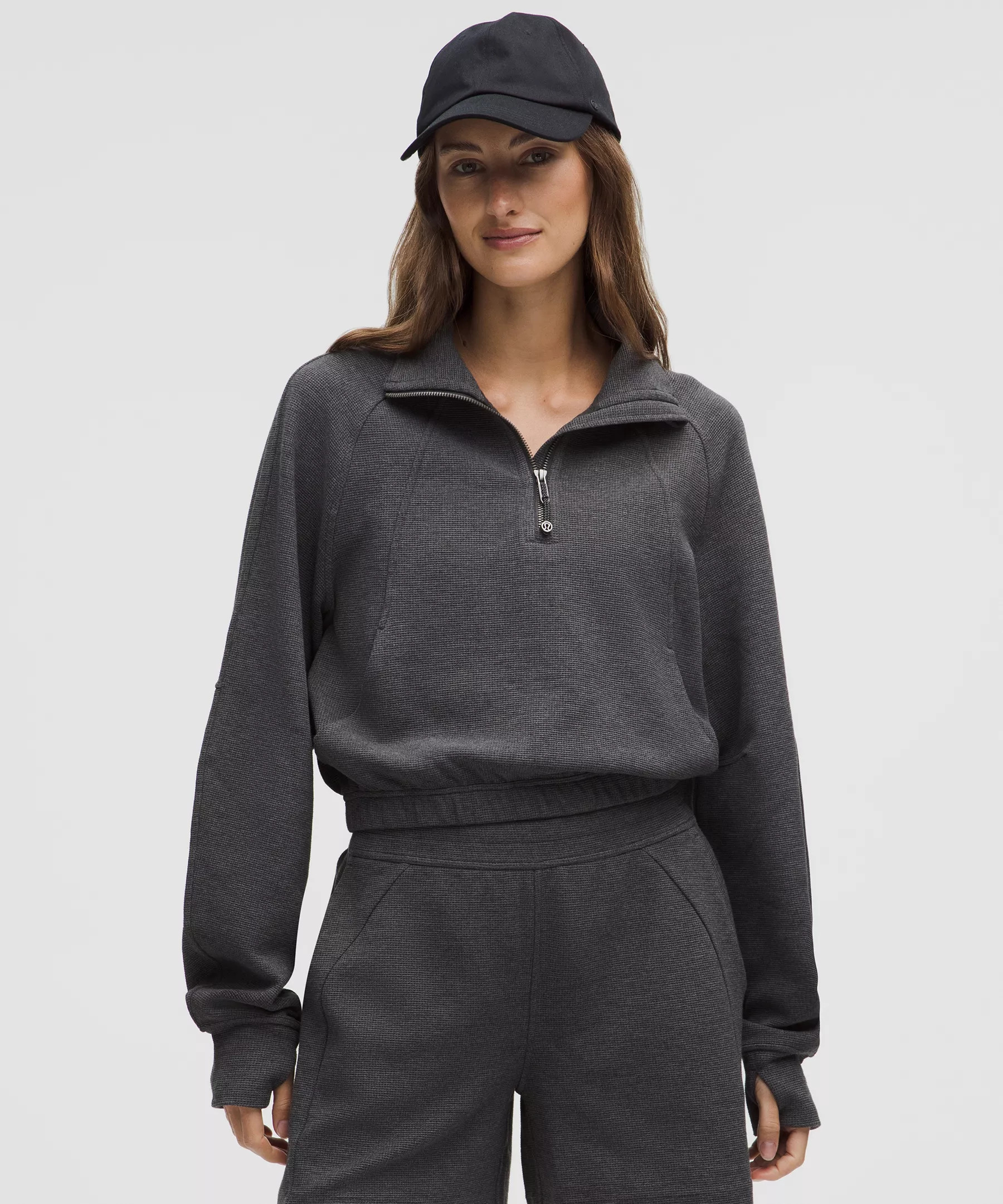 Scuba Cropped Funnel-Neck Half Zip | Lululemon (US)