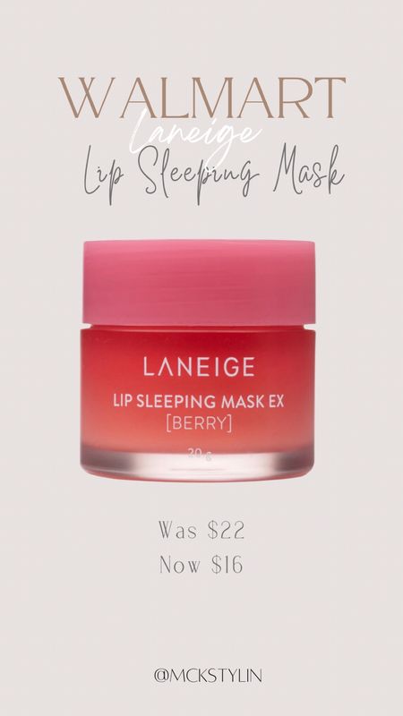 Best selling Laneige Lip Mask on sale! I put this on every night & love it! 

#LTKbeauty #LTKfindsunder50 #LTKsalealert