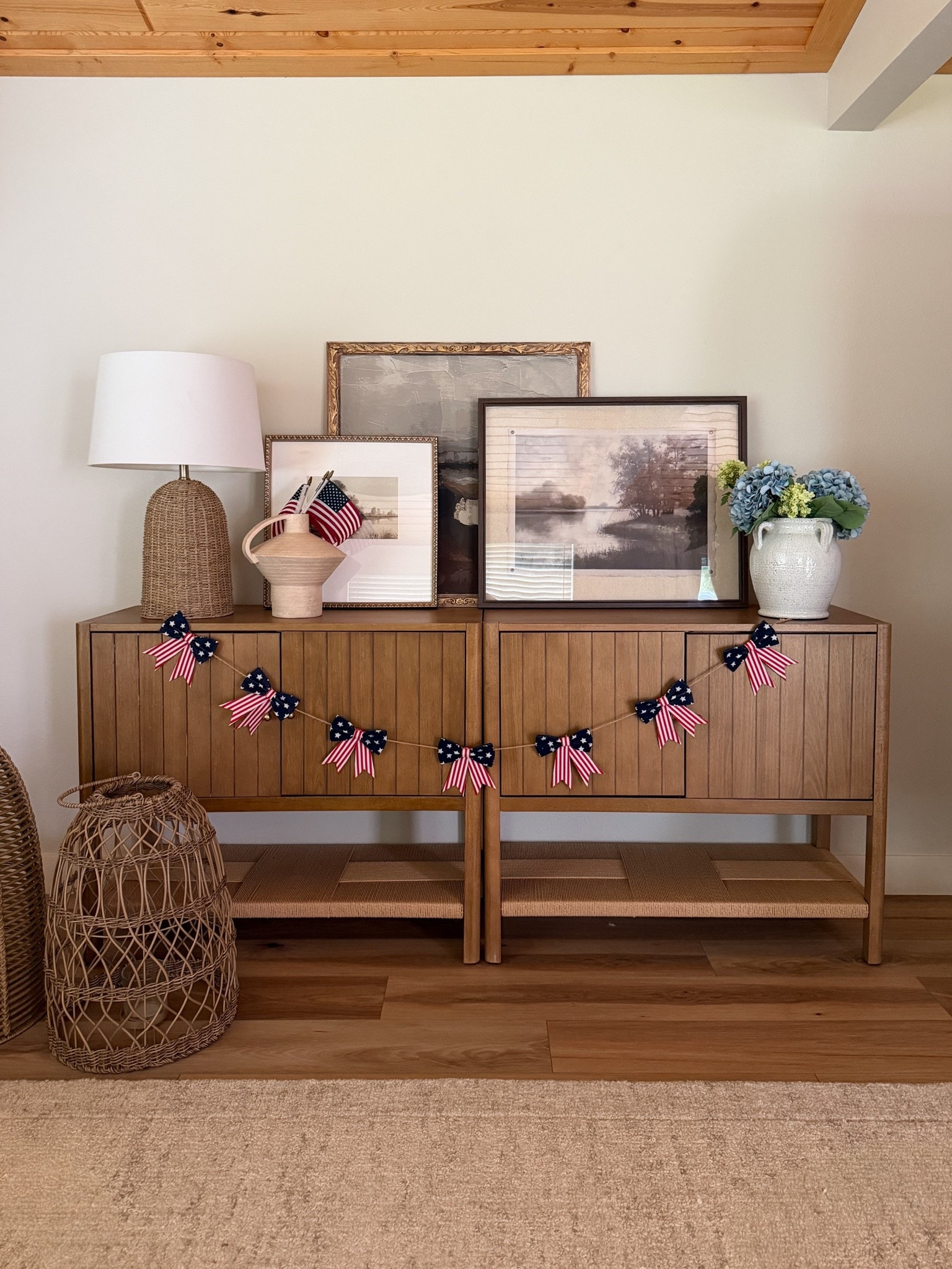 4th of July decor at our cabin.

#LTKHome #LTKSaleAlert #LTKSeasonal