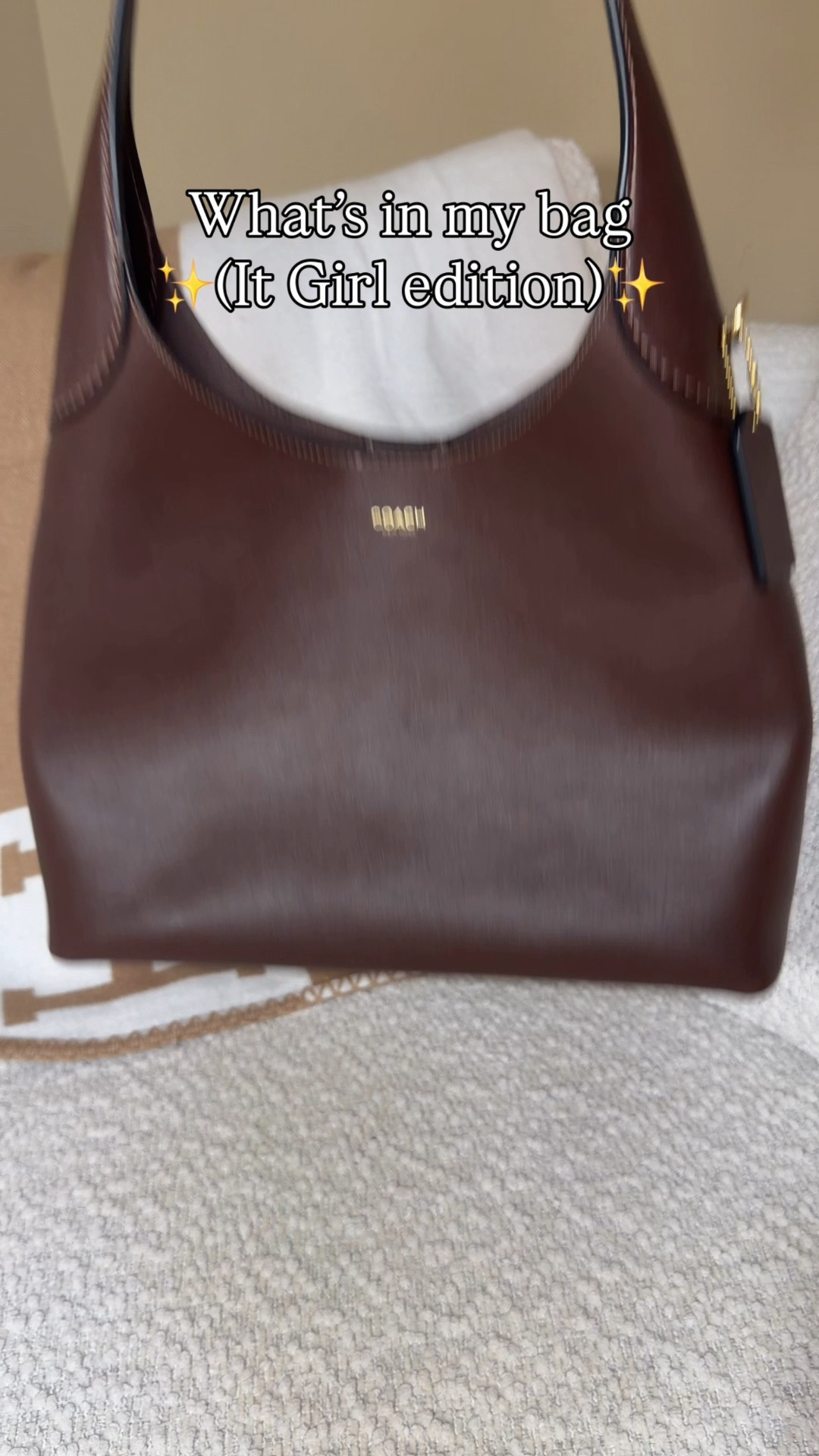 It girl bag essentials ✨ the Coach Brooklyn 28 is probably the ultimate it girl bag this year and is sure to be a classic for years to come 😍 I get so many compliments on her. 
Mini Longchamp inspired pouch
French Anise rose mints
Touchland hand sanitizer
Guerlain personalized lipstick and case
Mini car keys bag 



#LTKmorningroutine #LTKootd