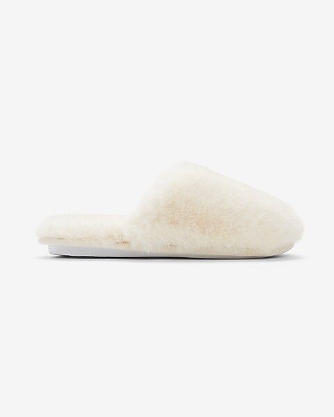 Cozy Faux Fur Slippers | Express