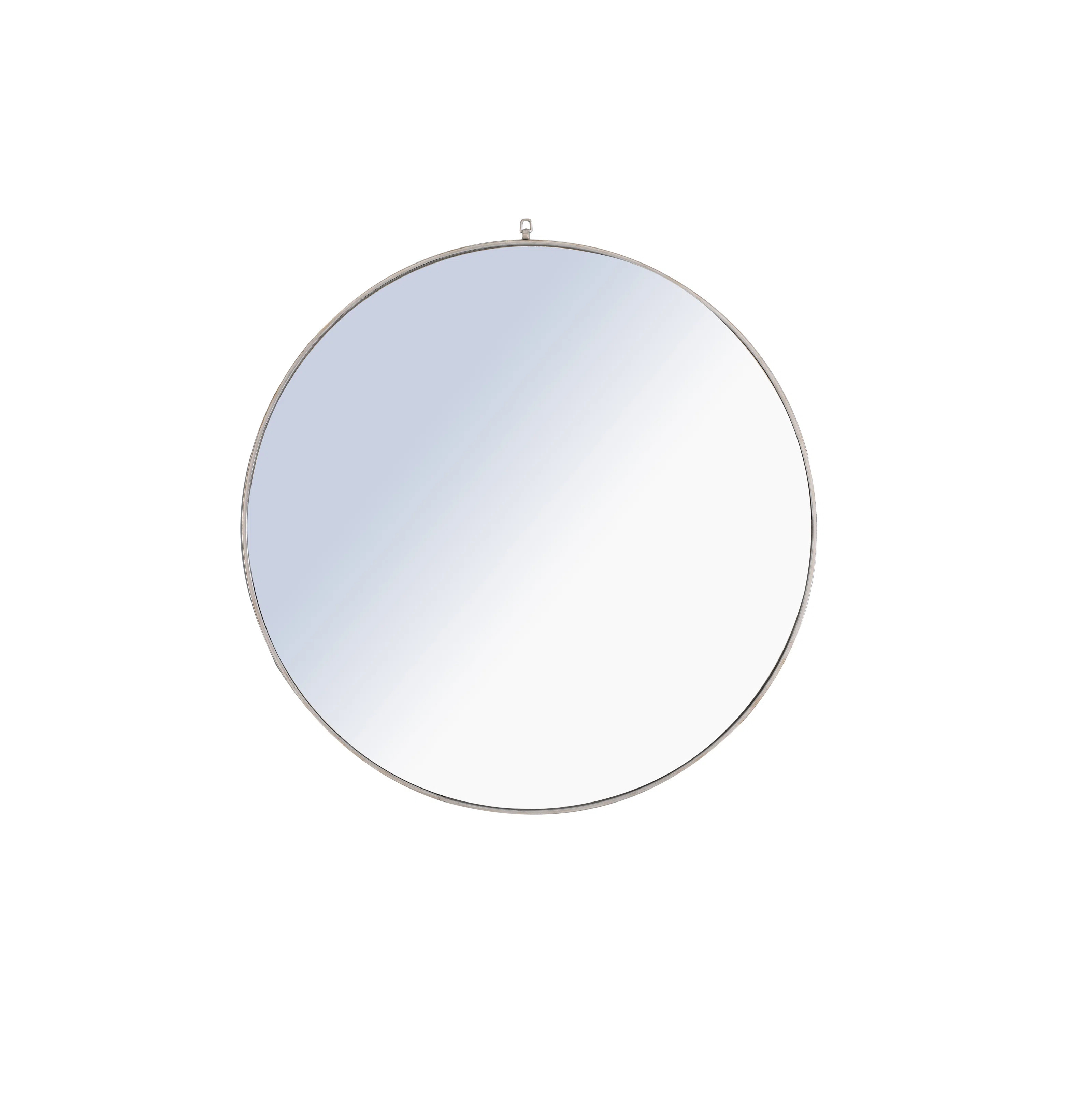 Cassie Metal/Manufactured Wood Round Wall Mirror | Wayfair North America