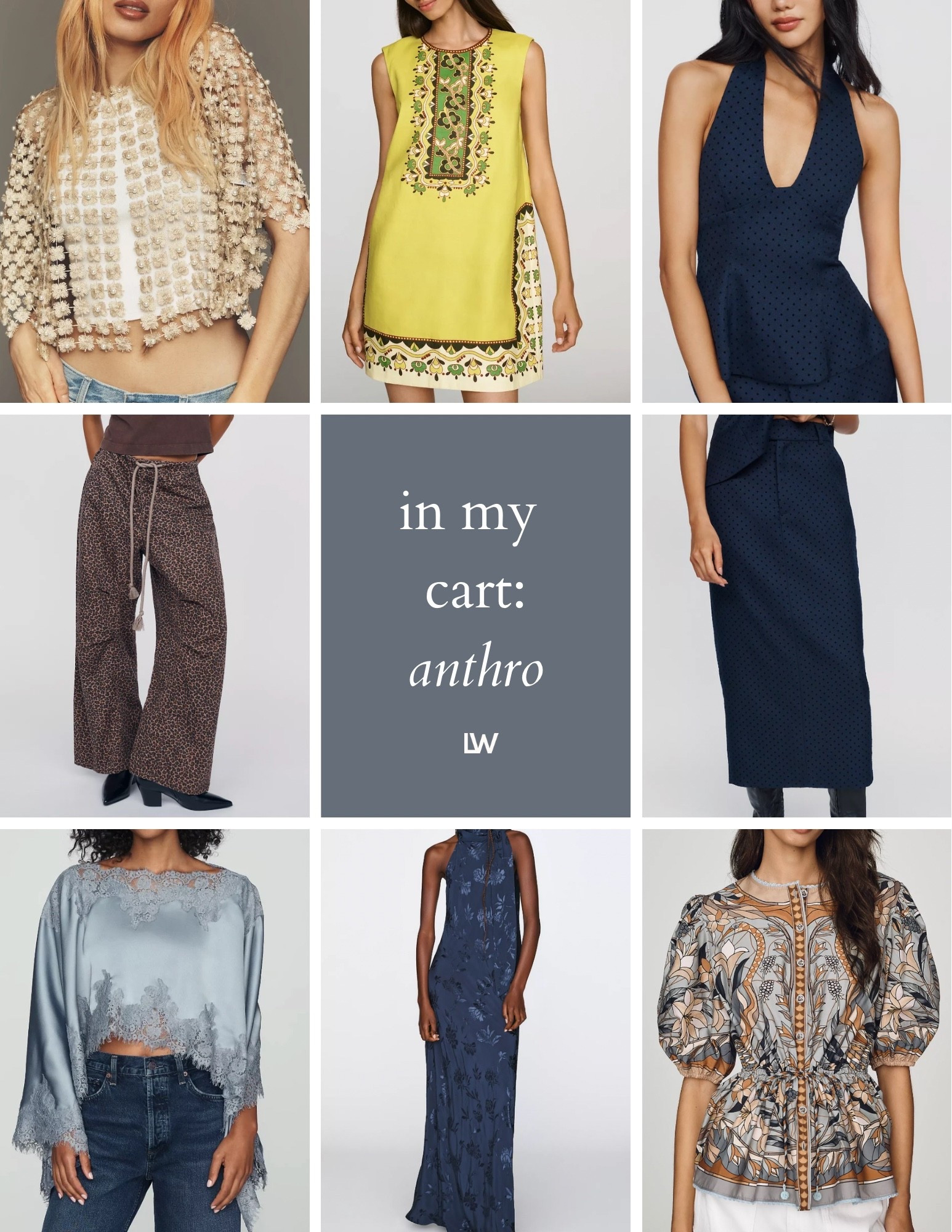 What’s in my cart: Anthropologie!!