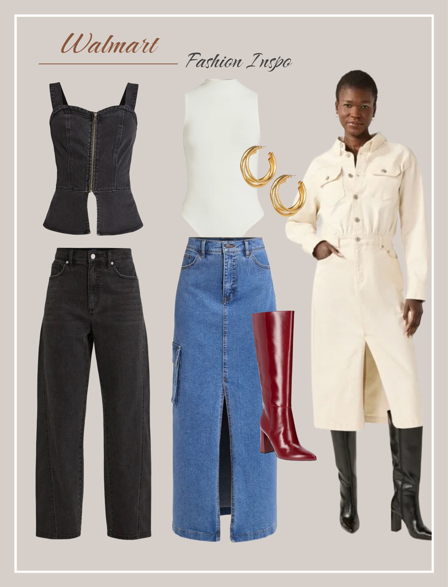 When @Walmart becomes your Go to Stop for every season 🫶🏼 #WalmartPartner
Here’s some of my favorites from the newest collection of @walmartfashion

#WalmartFashion #walmart

Travel outfit, Jeans, Boots, midi dress, vacation outfits, vacation, resort wear, blazer, strapless dress, vacation outfit, wedding guest dress, Blazer, Midi skirt, Denim Midi skirt, pants, two piece set, coord set, matching set, Teacher’s outfit, evening dress, sweater dress, work outfit, work top, work pants, wide leg pants, sweaters, bodysuit, back to school looks, back to school outfits, back to college looks, back to college outfits, Streetstyle, earrings

#LTKBacktoSchool #LTKFindsUnder50 #LTKTravel #LTKOver40 #LTKSaleAlert #LTKU #LTKItBag #LTKSeasonal #LTKFindsUnder100 #LTKWorkwear #LTKShoeCrush #LTKStyleTip