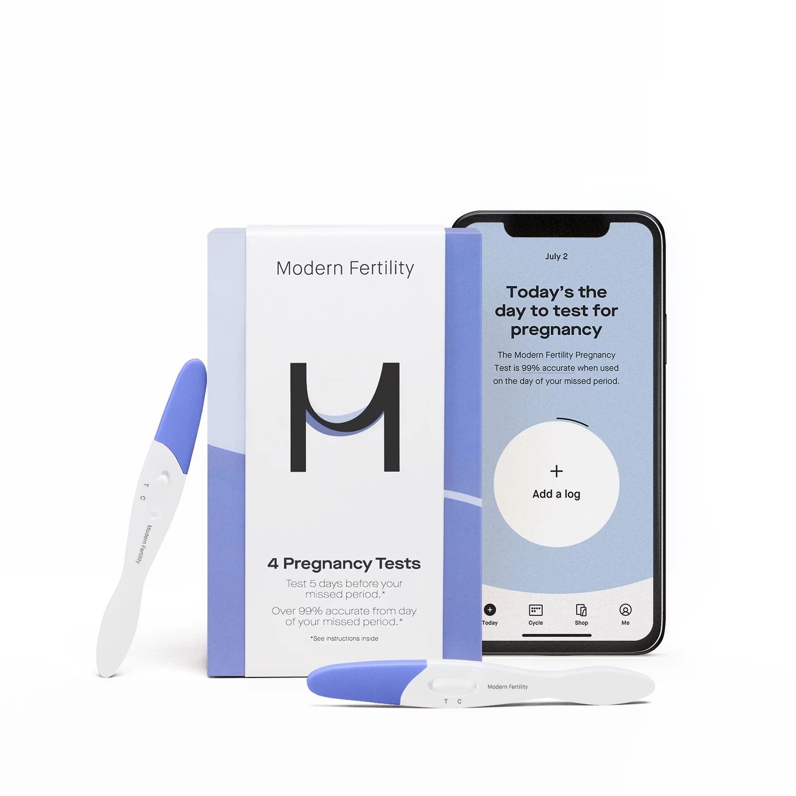 Modern Fertility Pregnancy Test, 4 ct, 99% Accurate & Early Detection | Walmart (US)