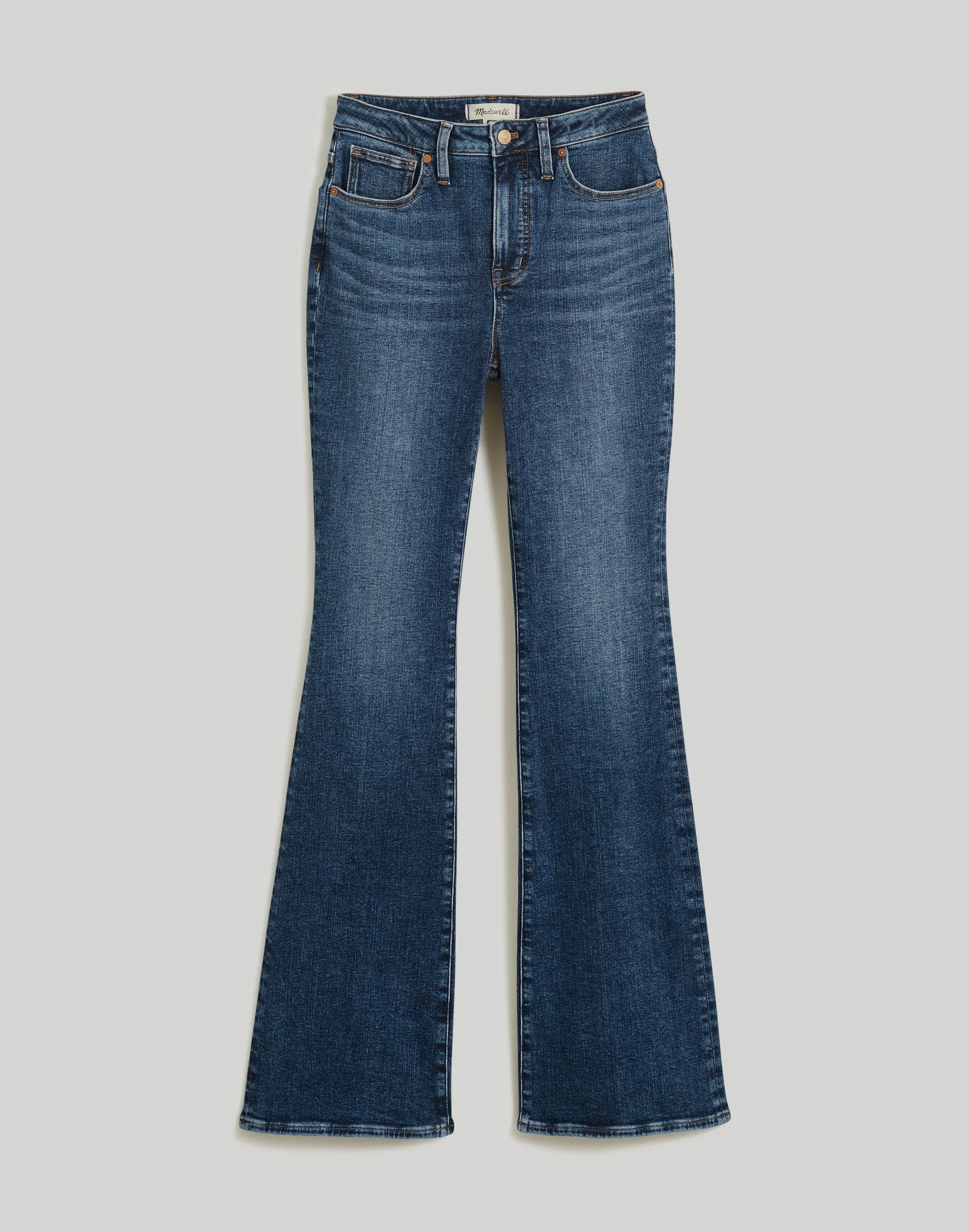 Skinny Flare Jeans in Alvord Wash: Instacozy Edition | Madewell