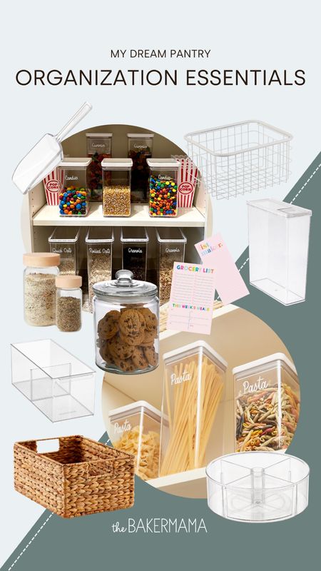 My pantry organization essentials! ✨ 

Organized | Kitchen Organization 

#LTKFind #LTKhome #LTKstyletip
