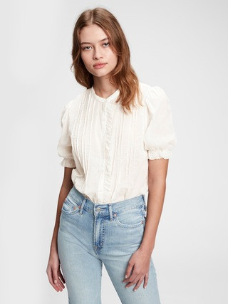 Ruffle Pleated Top | Gap (US)