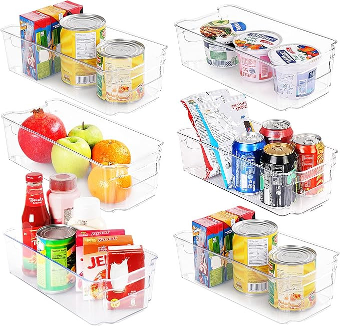 Utopia Home Set of 6 Pantry Organizers-Includes 6 Medium Organizers-Organizers for Freezers, Kitc... | Amazon (US)