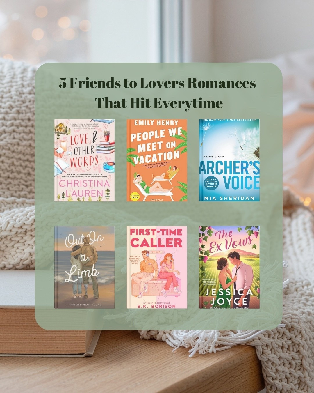 Friends to lovers romance books with emotional connection, slow burn love stories, and comforting romance vibes.

#LTKdayinmylife #LTKstorytime #LTKselfcare