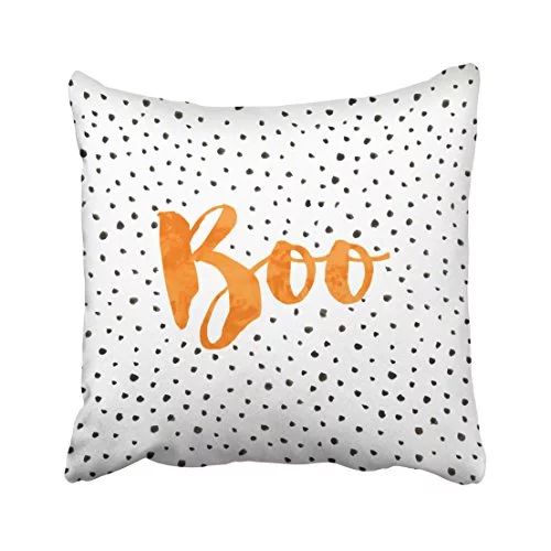 WinHome Decorative Pillowcases Chic Boo Halloween Dotted Throw Pillow Covers Cases Cushion Cover ... | Walmart (US)