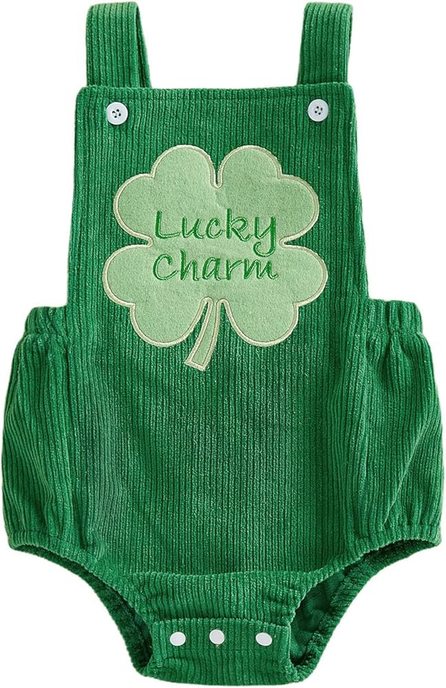 YINGISFITM My First Easter Baby Boy Girl Outfit Hatching Chick Overalls Sleeveless Bubble Romper ... | Amazon (US)